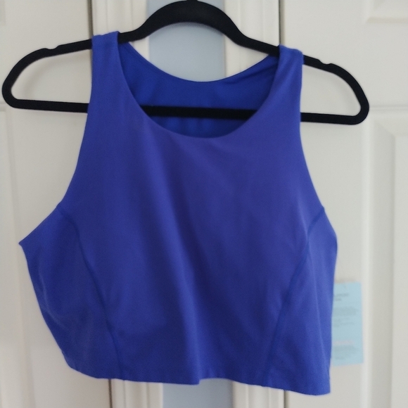 Nordstrom Zella Support Tank Blue Sports Bra XL - Picture 5 of 10